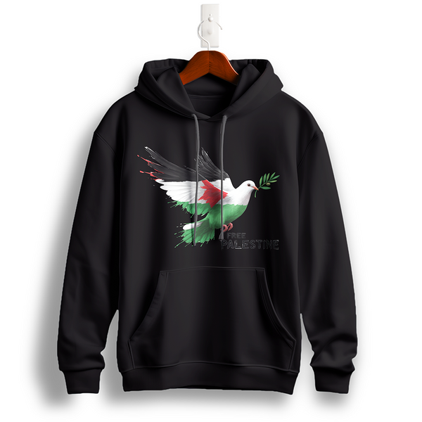 Free Palestine Dove of Peace Hoodie