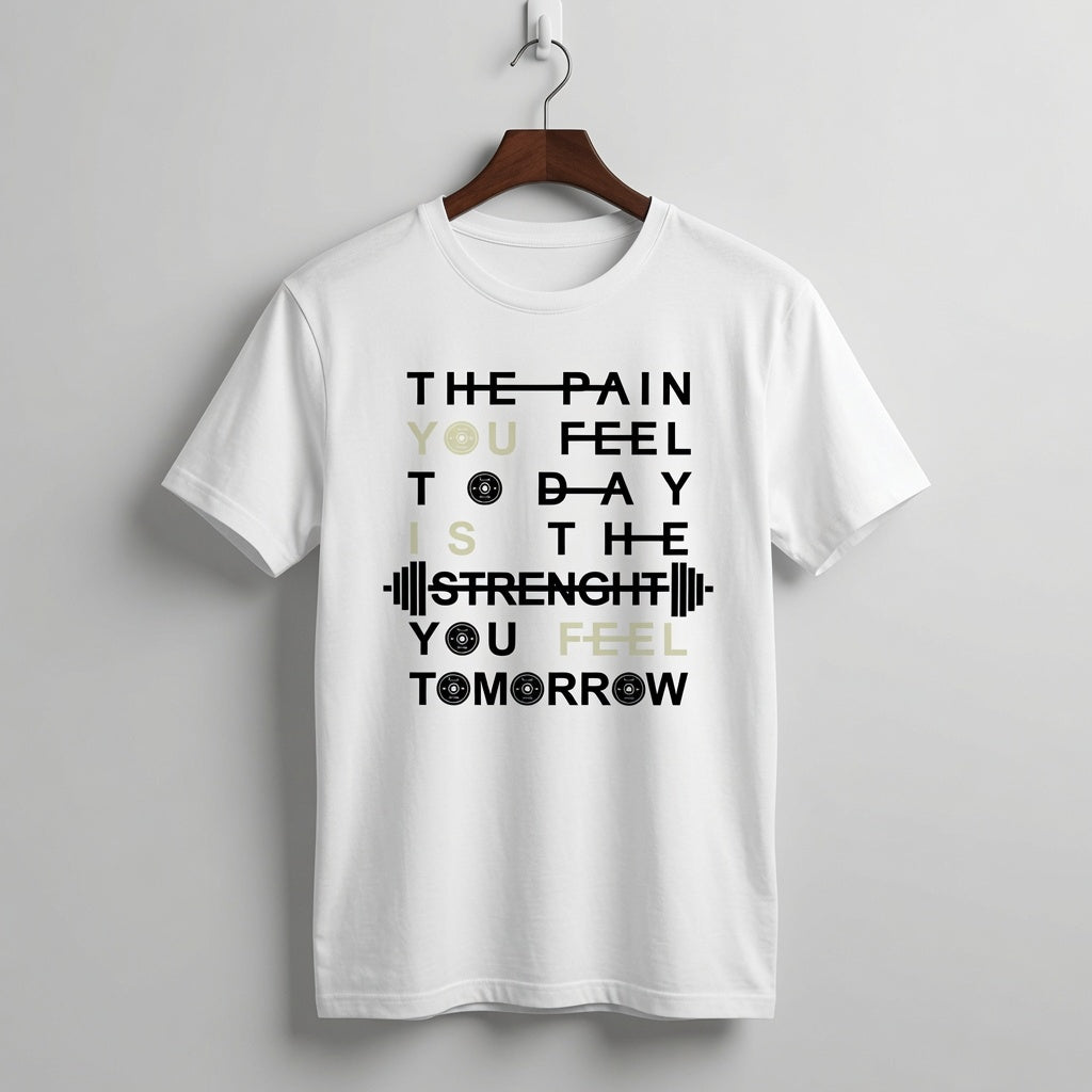 "The Pain You Feel Today" Motivational Fitness Graphic Tee