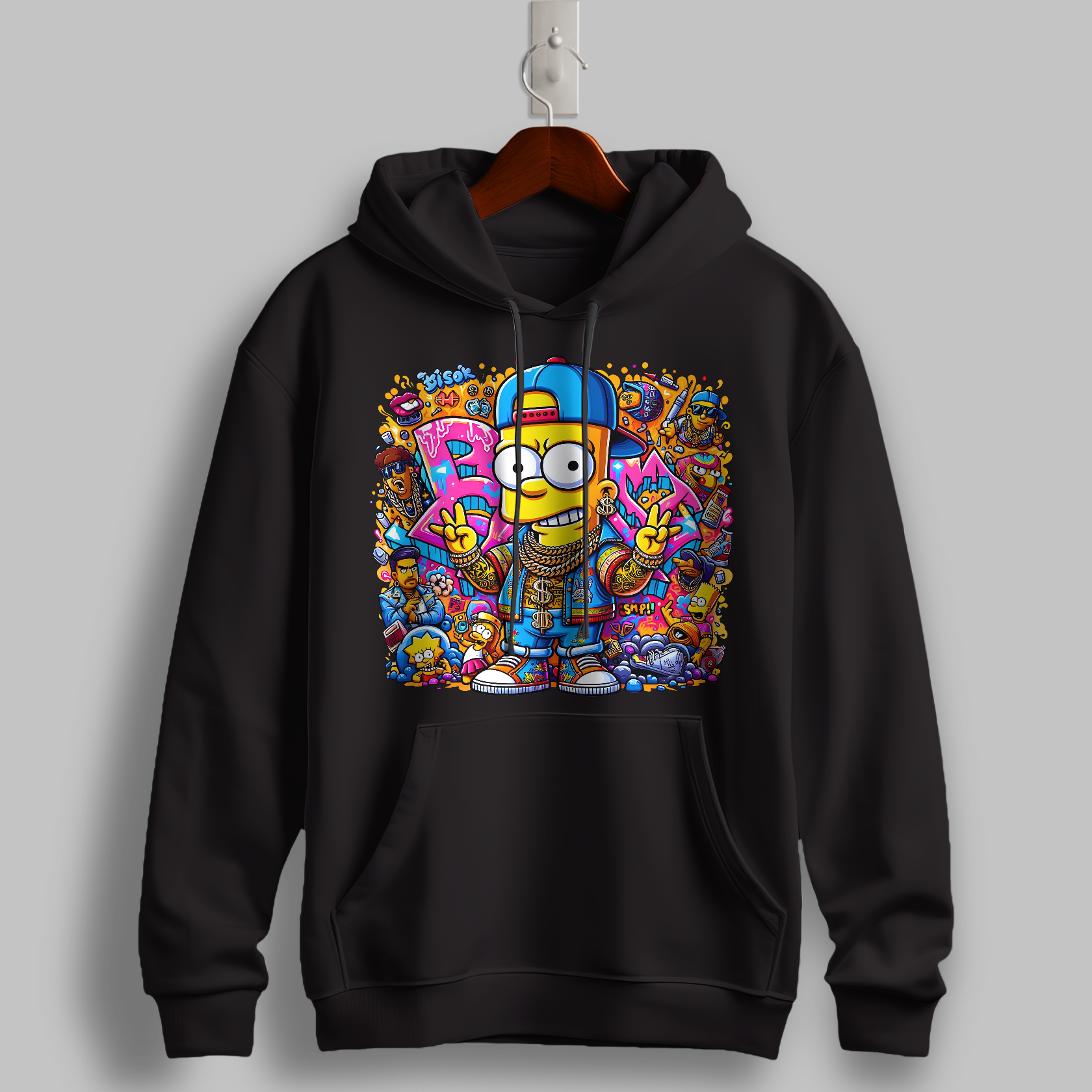 Neon Samurai Hoodie