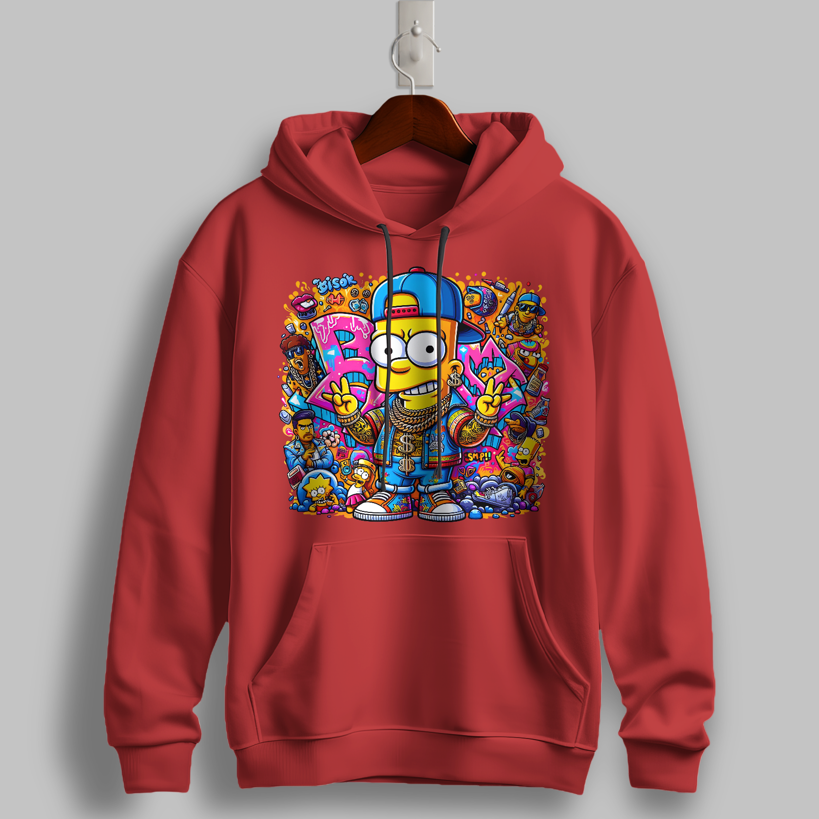 Neon Samurai Hoodie