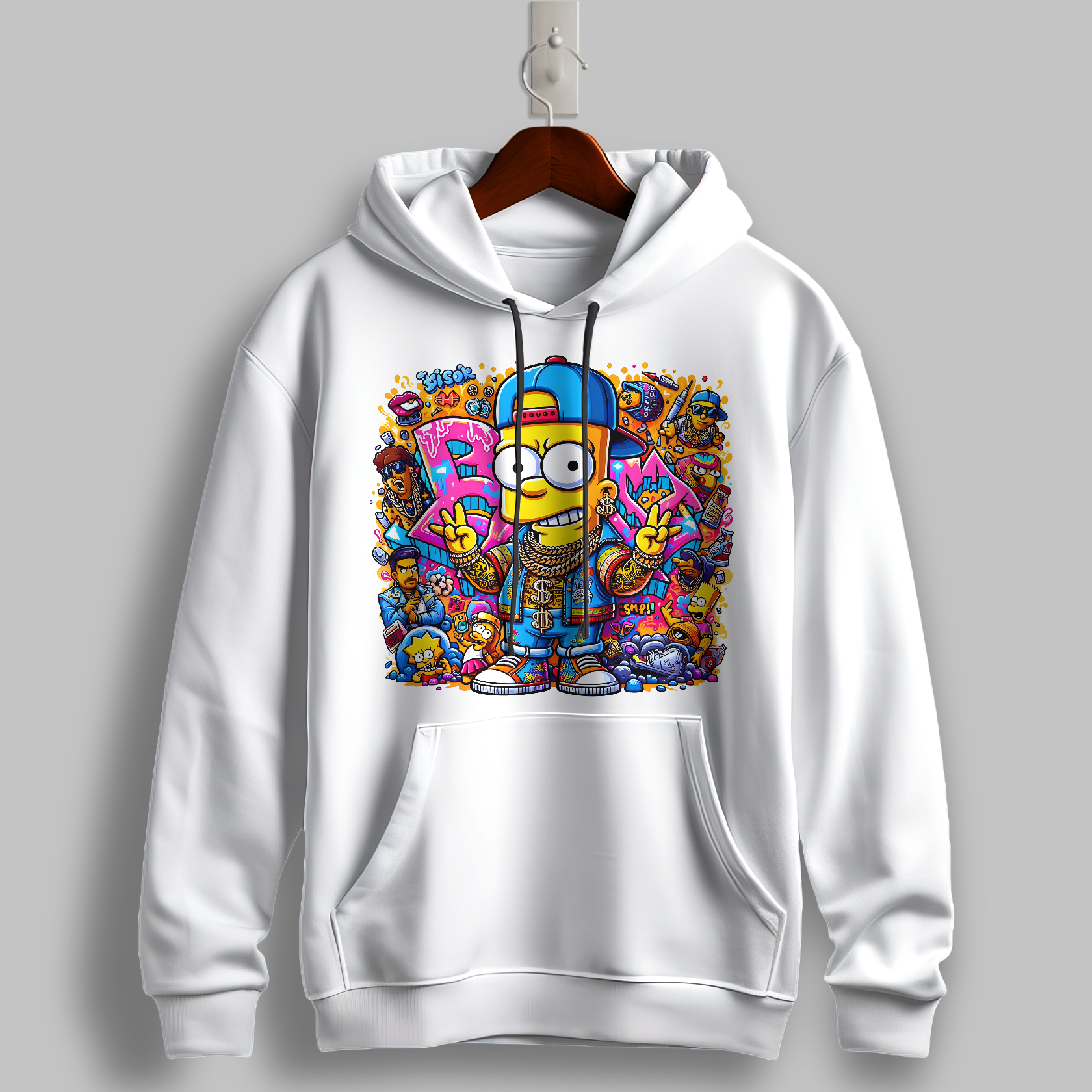 Neon Samurai Hoodie