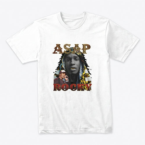 A$AP Rocky Retro 90s Bootleg Rap Graphic T-Shirt