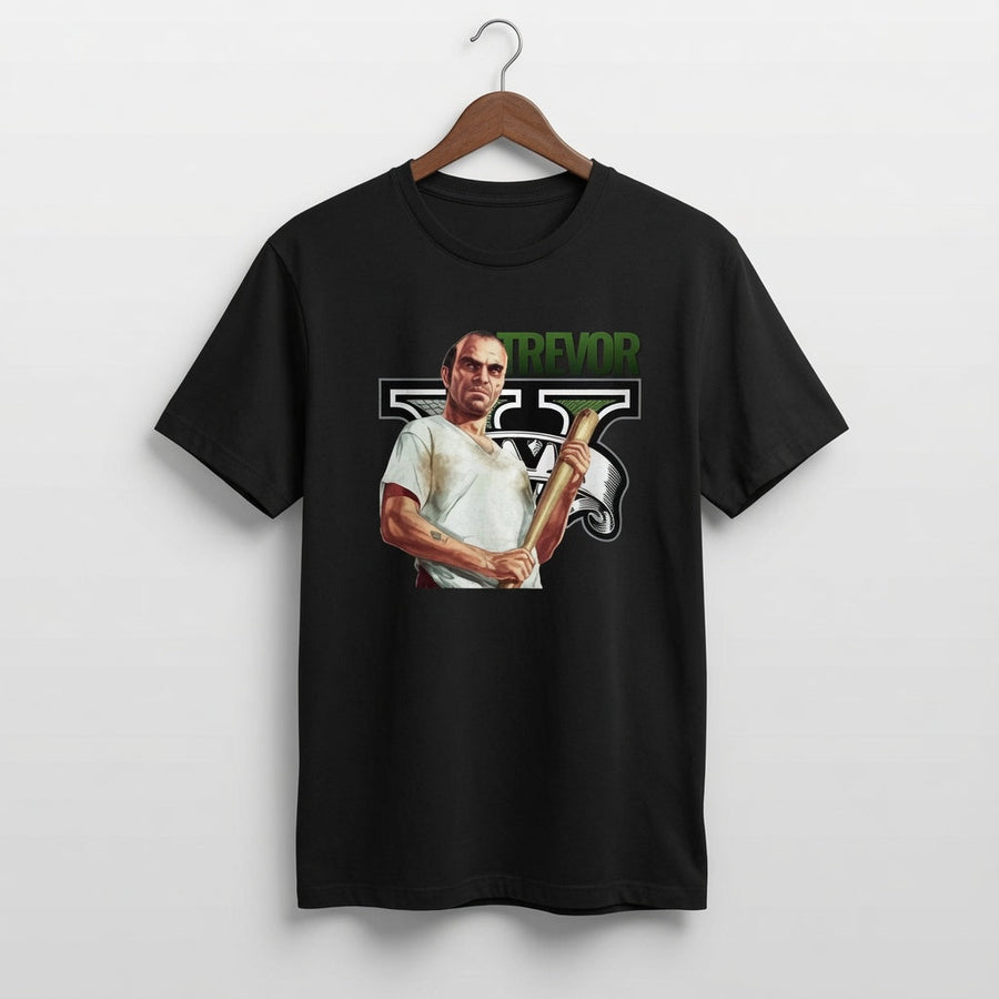 Men's "Trevor" Open-World Crime Graphic T-Shirt