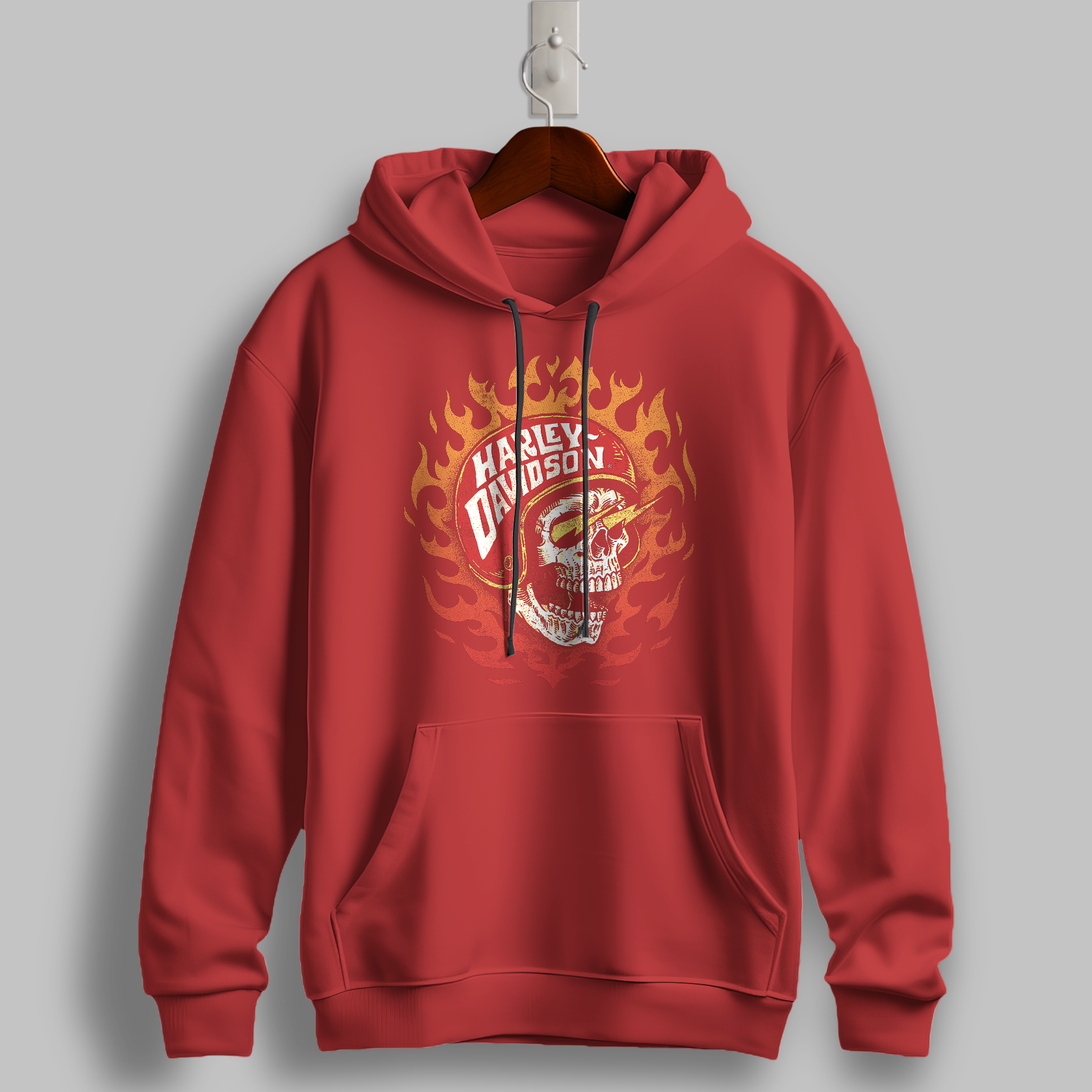 Davidson Skull Hoodie