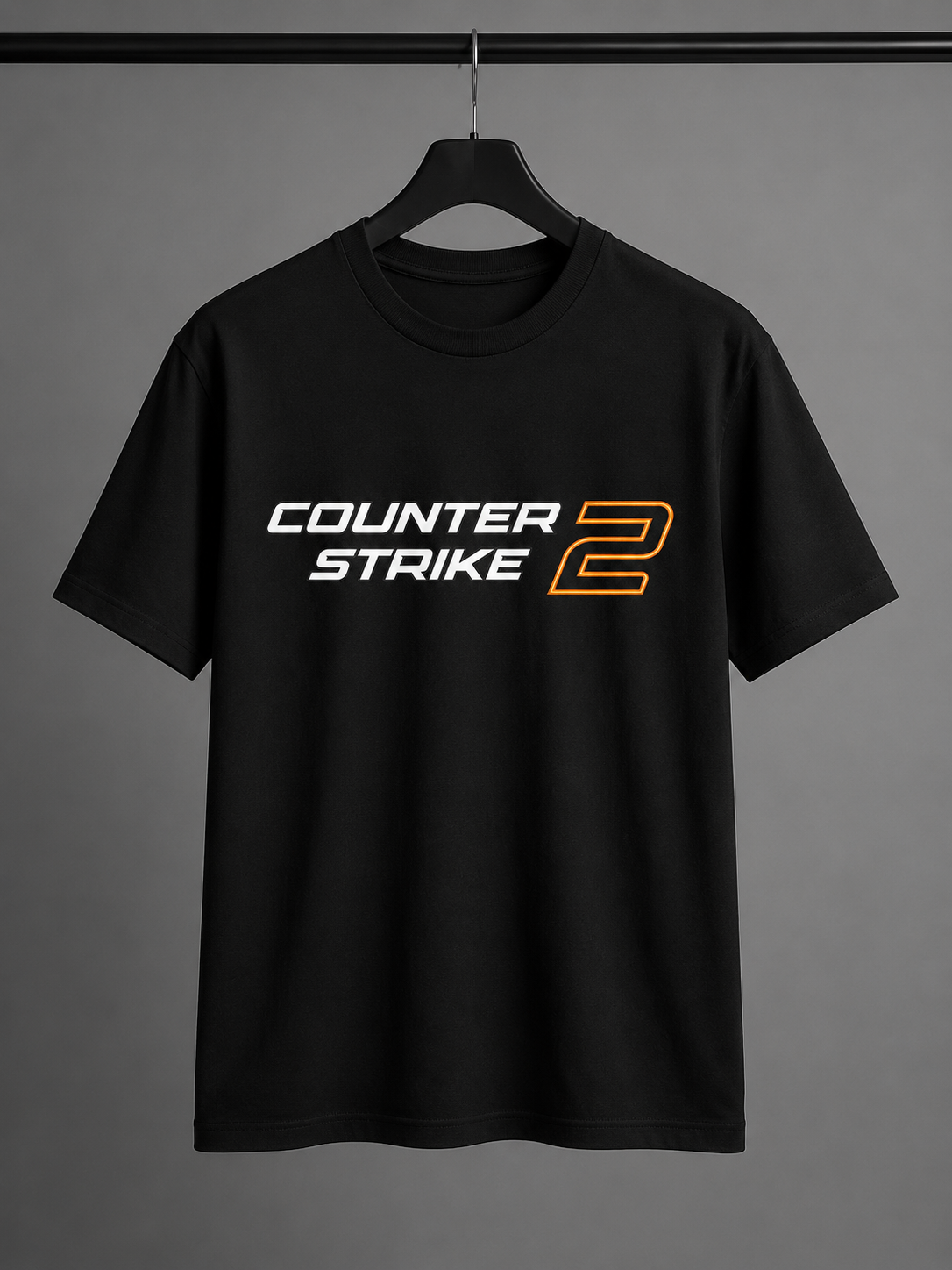 Counter Strike 2 CS2 T-Shirt Gaming Graphic Tee Gamer Gift Men's Black White