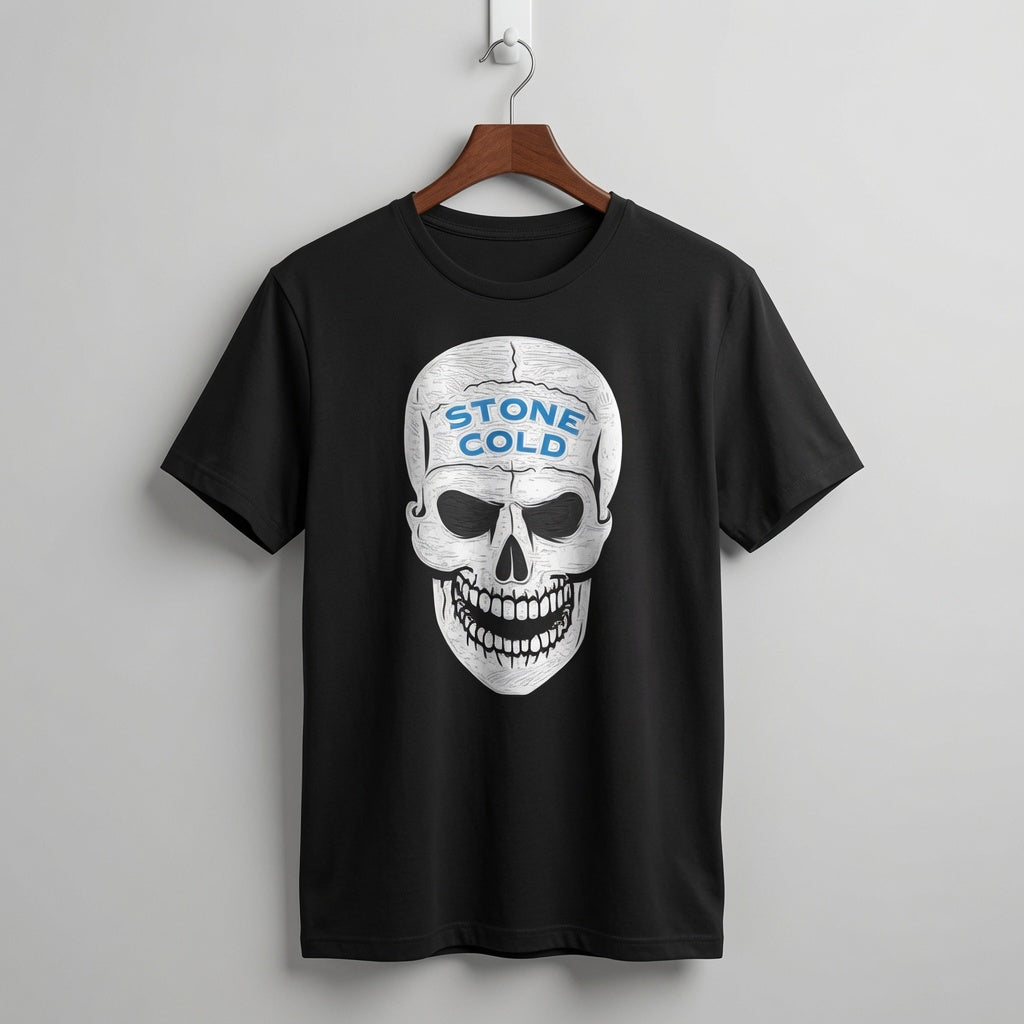 "Stone Cold" Skull Graphic Tee