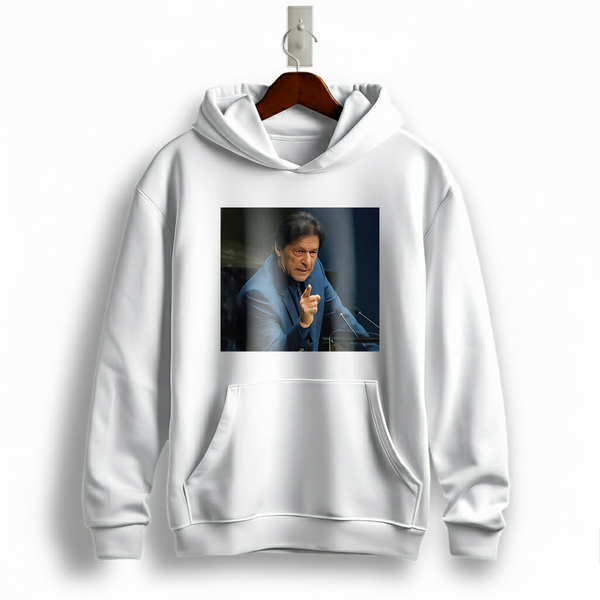 Imran Khan The Fighter Portrait Hoodie