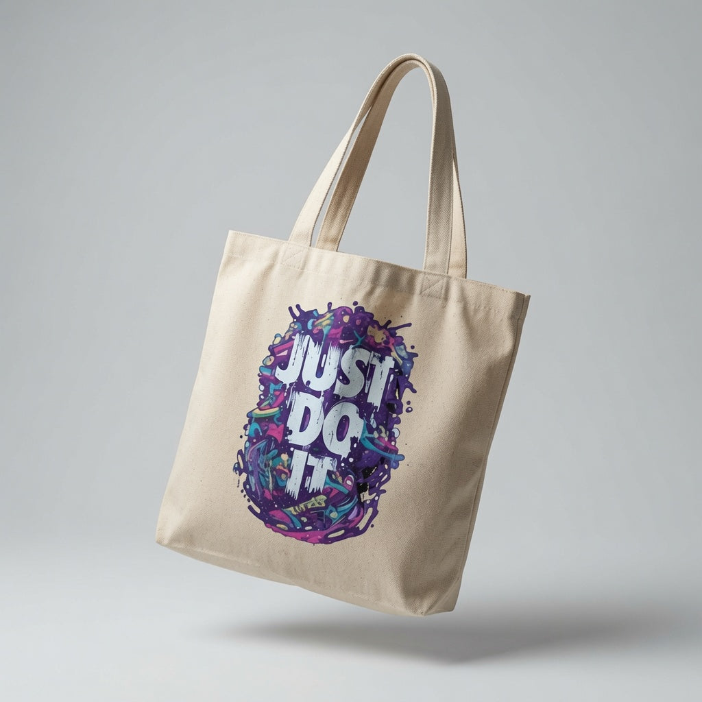 Bold Streetwear Canvas Tote Bag | Eco-Friendly Heavy-Duty Shopping Bag