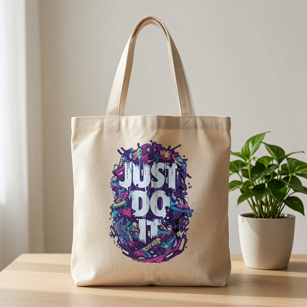 Bold Streetwear Canvas Tote Bag | Eco-Friendly Heavy-Duty Shopping Bag