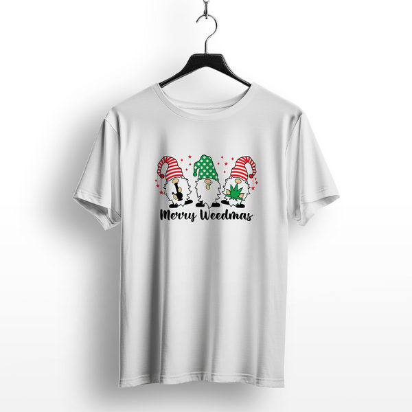 Merry Weedmas Gnomes Christmas T-Shirt
