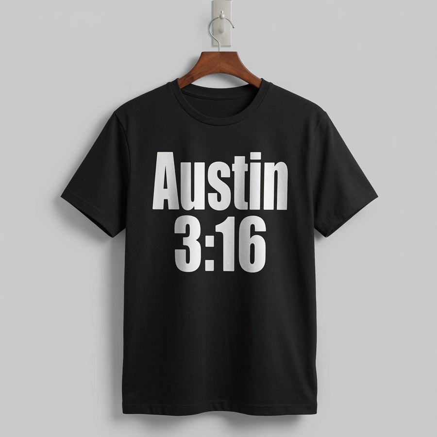 Austin 3:16" Retro Wrestling Graphic Tee