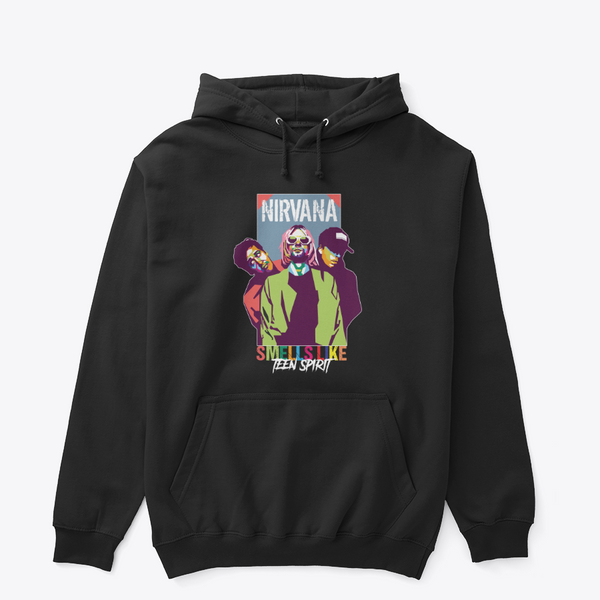 Spirit Pop Art Black Hoodie