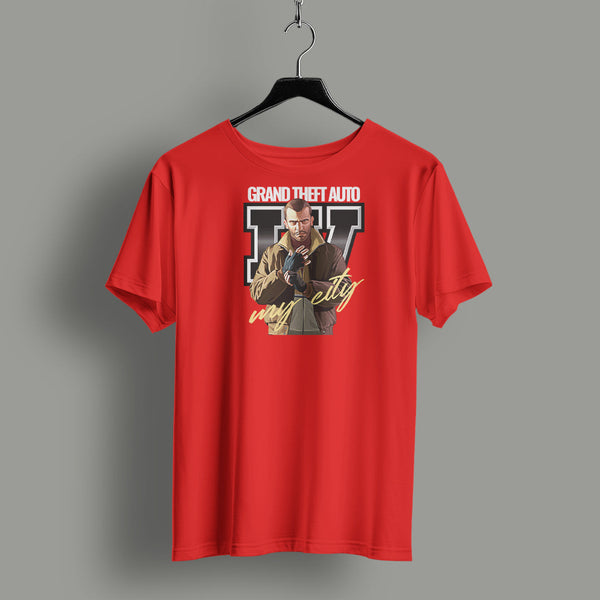 Inspired by GTA IV Niko Cover Art T-Shirt