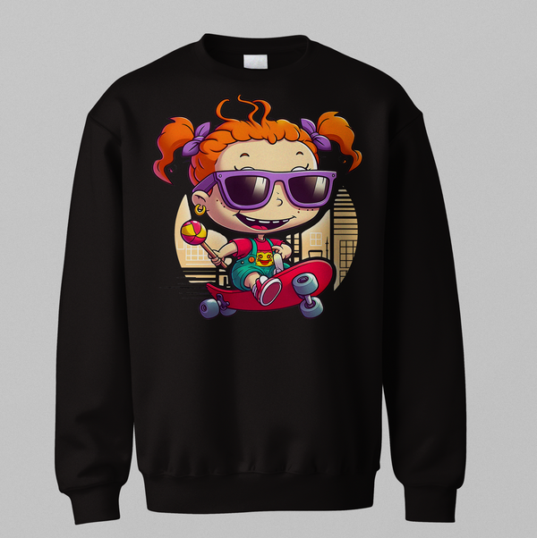 Street Style Hip Hop Girl Sweatshirt