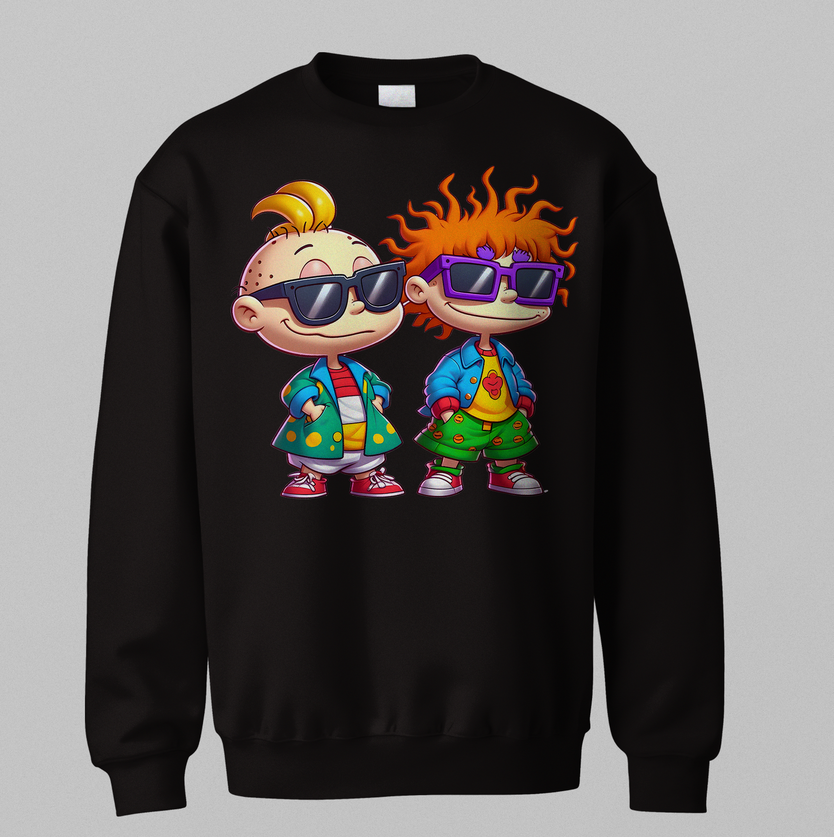 Retro Cartoon Duo Sweatshirt