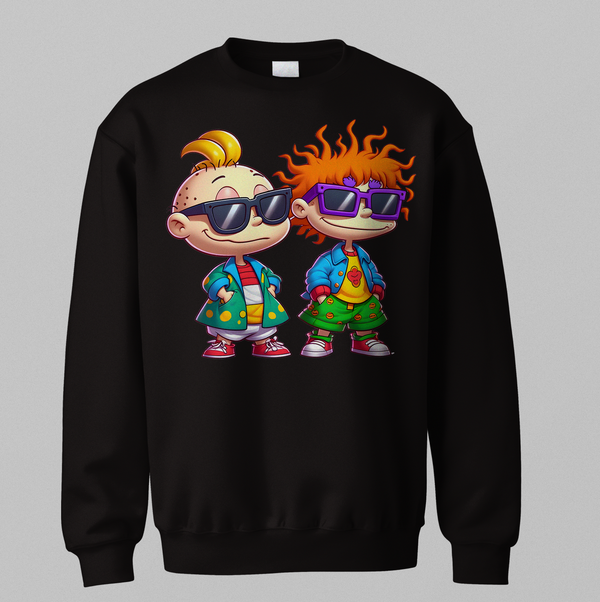 Retro Cartoon Duo Sweatshirt