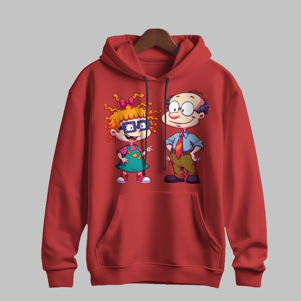 Rugrats Chuckie and Stu Family Hoodie