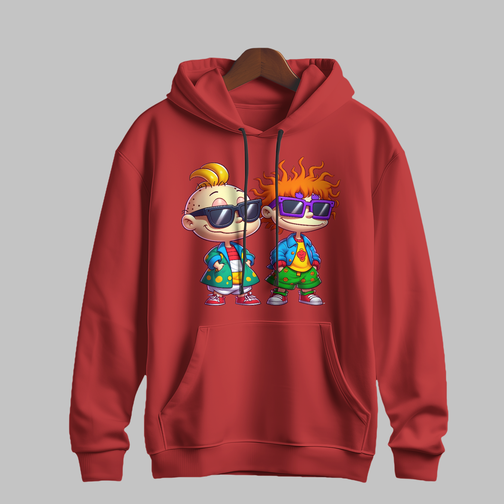 Rugrats Anime Cartoon Hoodie Men Women Long Sleeve