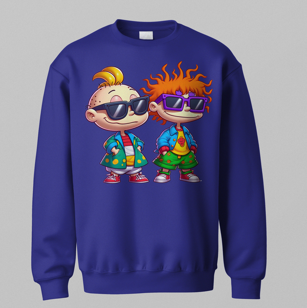 Retro Cartoon Duo Sweatshirt