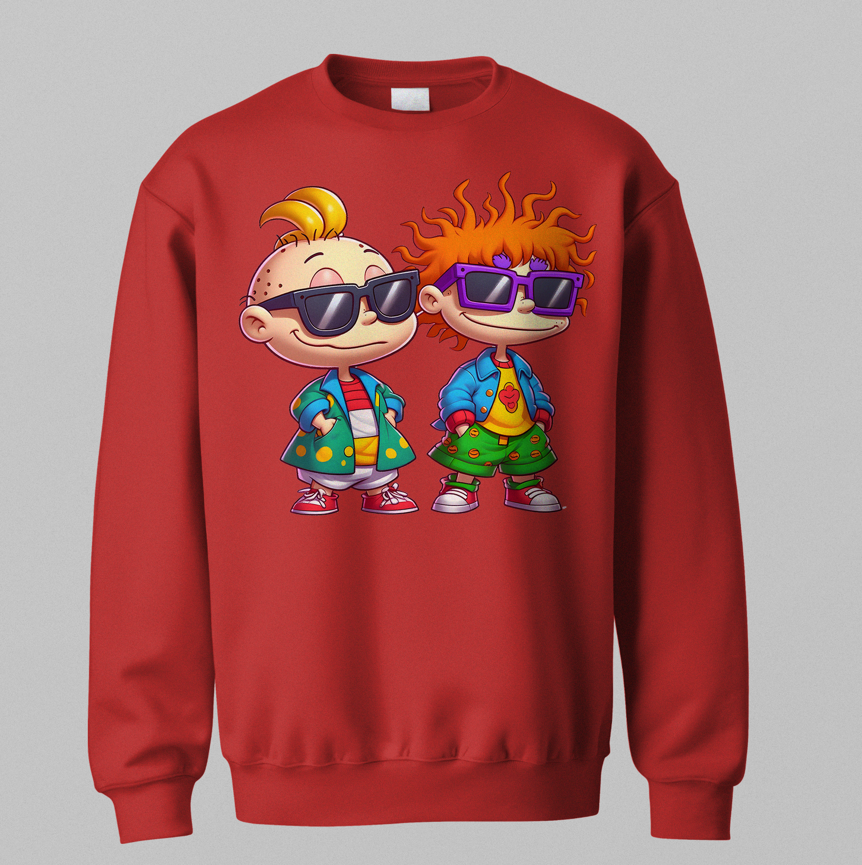 Retro Cartoon Duo Sweatshirt