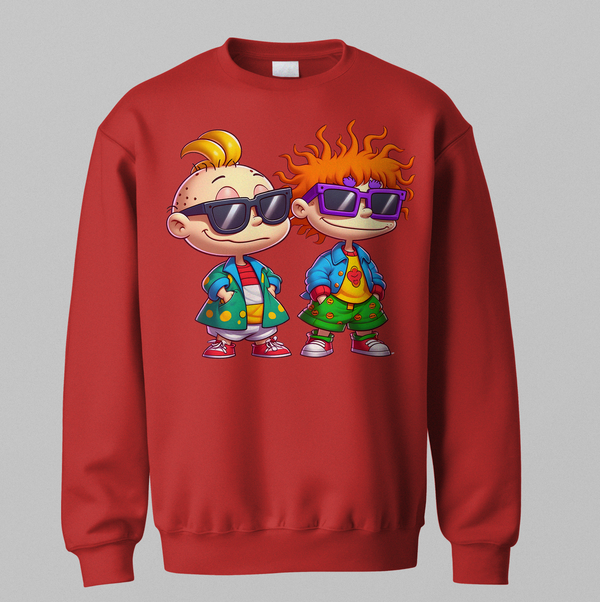 Retro Cartoon Duo Sweatshirt