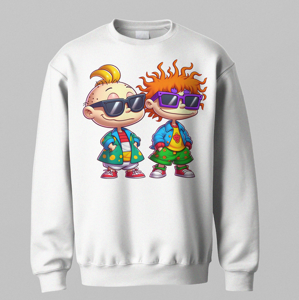 Retro Cartoon Duo Sweatshirt