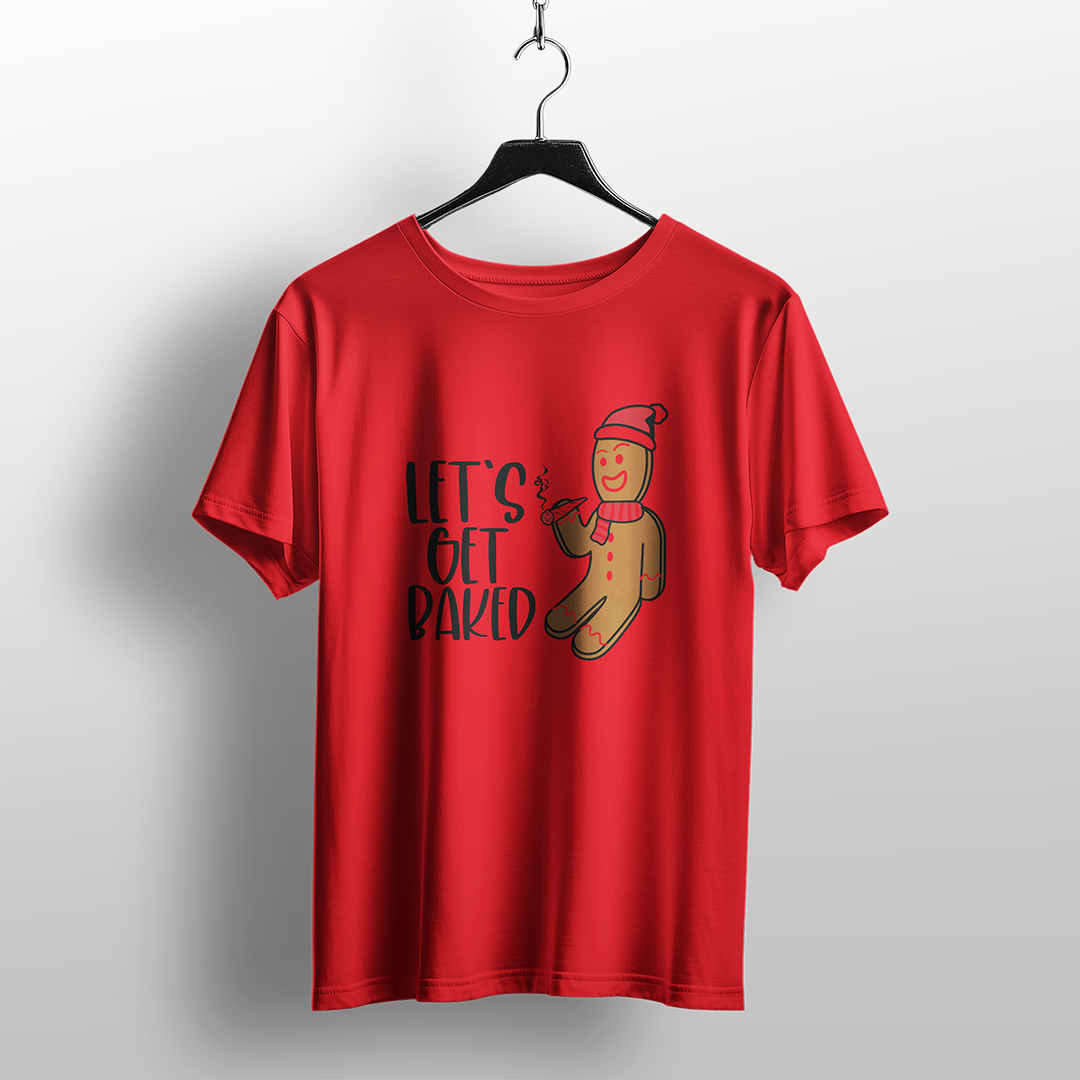 Lets Get Baked Gingerbread Man T-Shirt