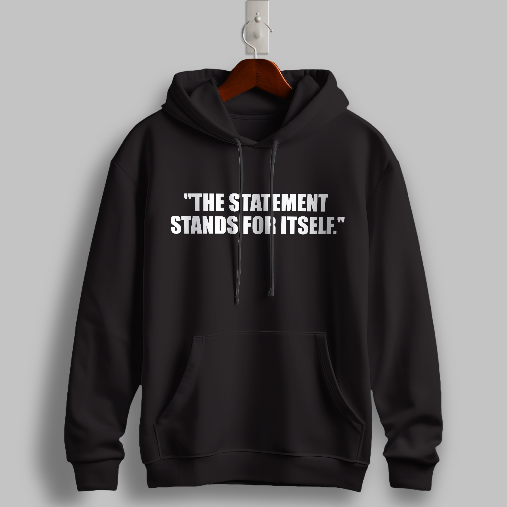 Essential Text Hoodie