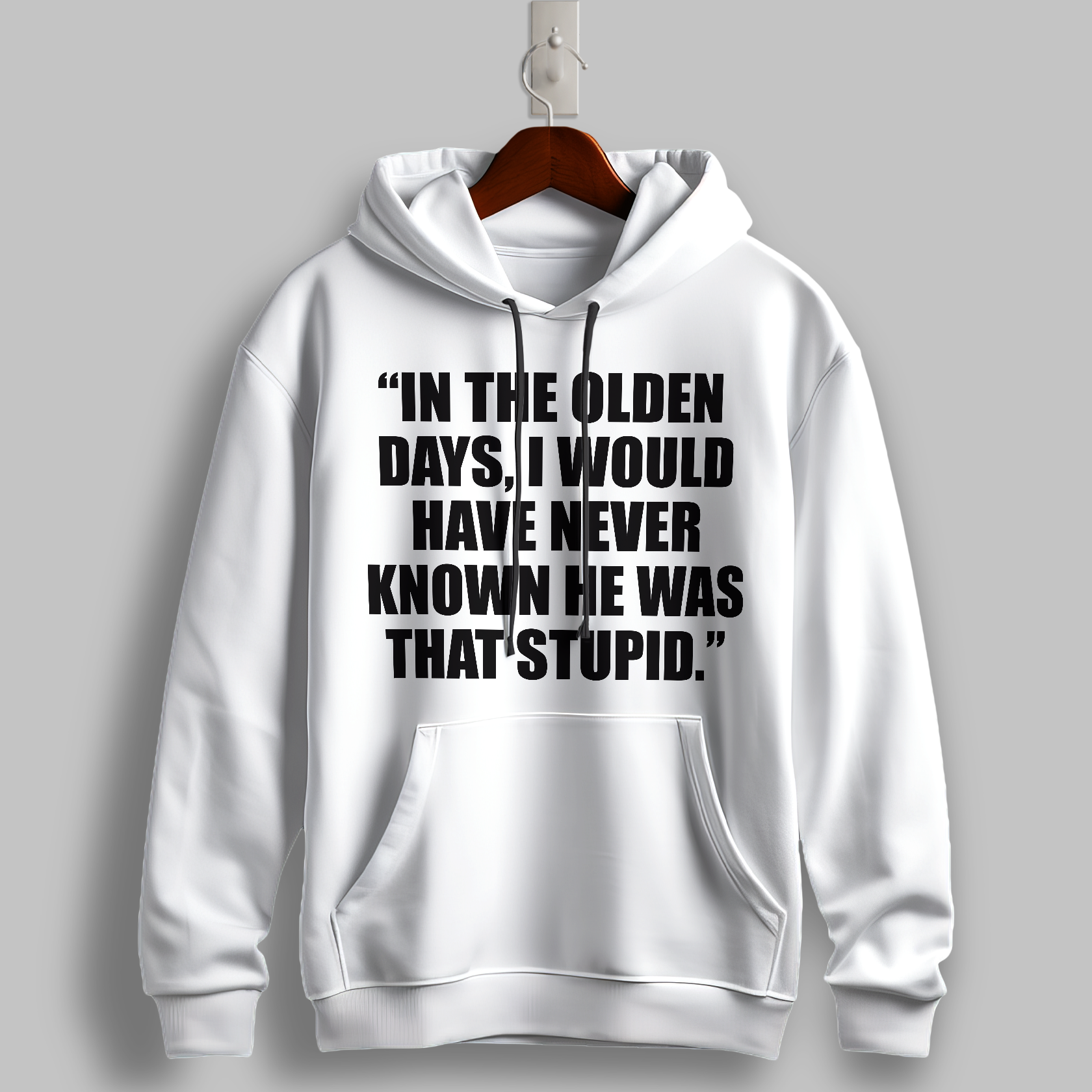 Minimalist Quote Hoodie