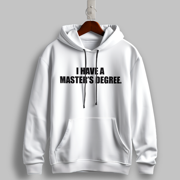 "Master’s Degree" Black Hoodie