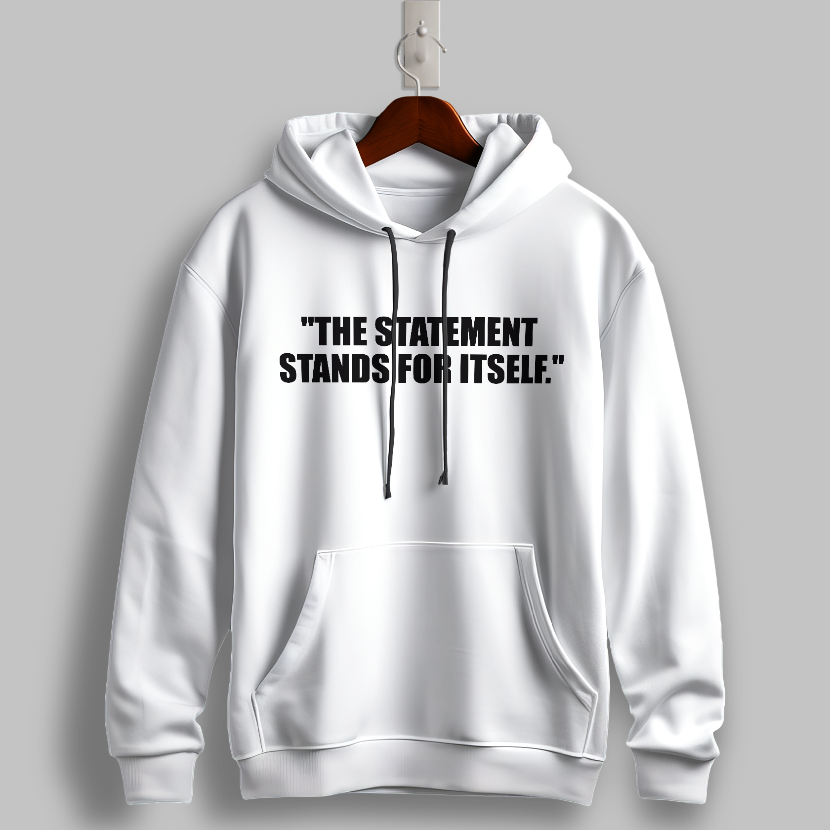 Essential Text Hoodie