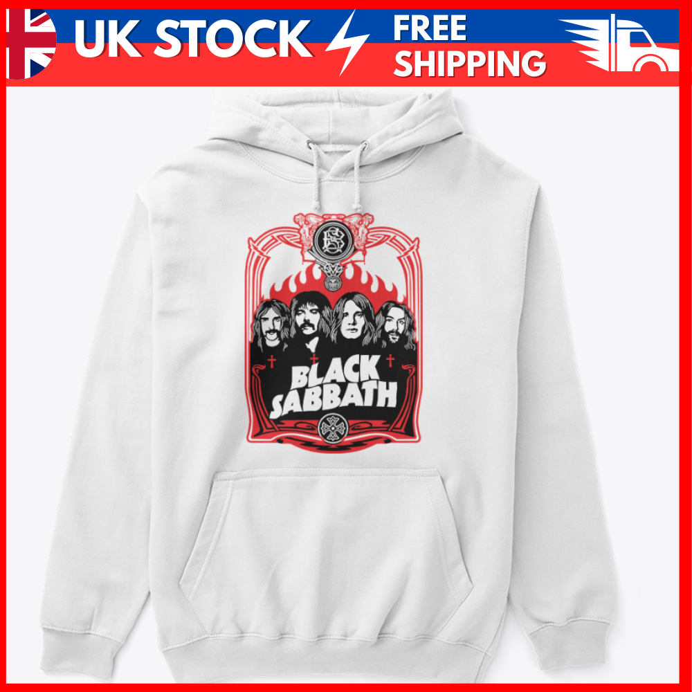 Black Sabbath Premium Unisex Hoodie – Classic Heavy Metal Band Merch