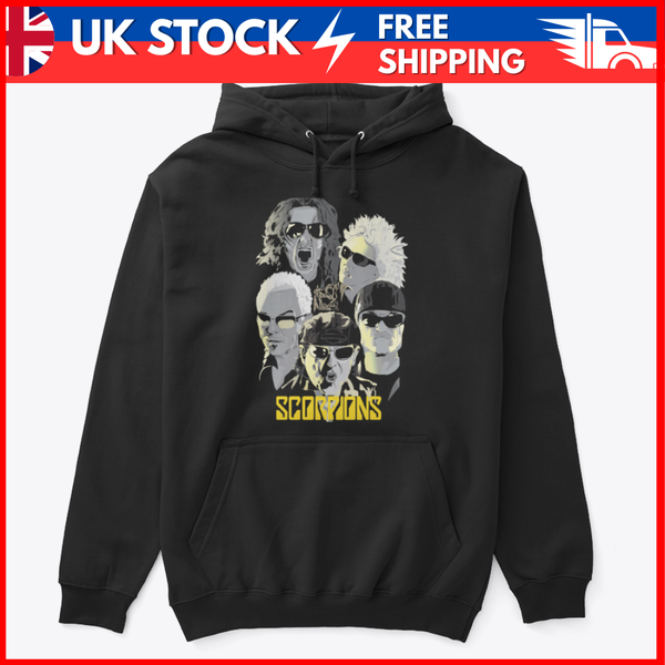 Scorpions Classic Logo Hoodie – Premium Unisex Rock Band Merch