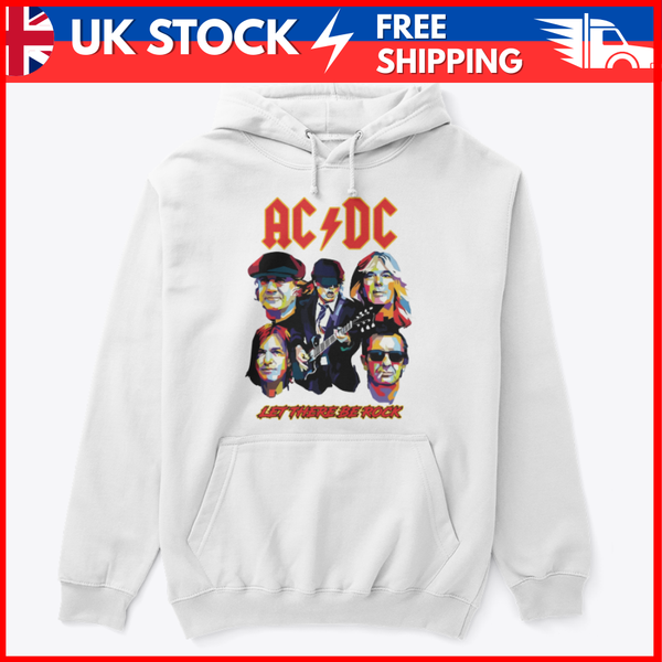 AC/DC Let There Be Rock Hoodie – Premium Unisex Rock Band Merch