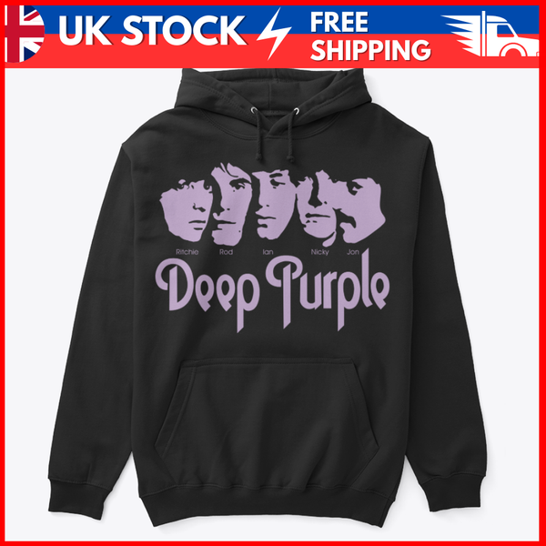 Deep Purple Classic Logo Hoodie – Premium Unisex Rock Band Merch