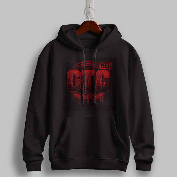 "DTC YEET!" Red Drip Hoodie