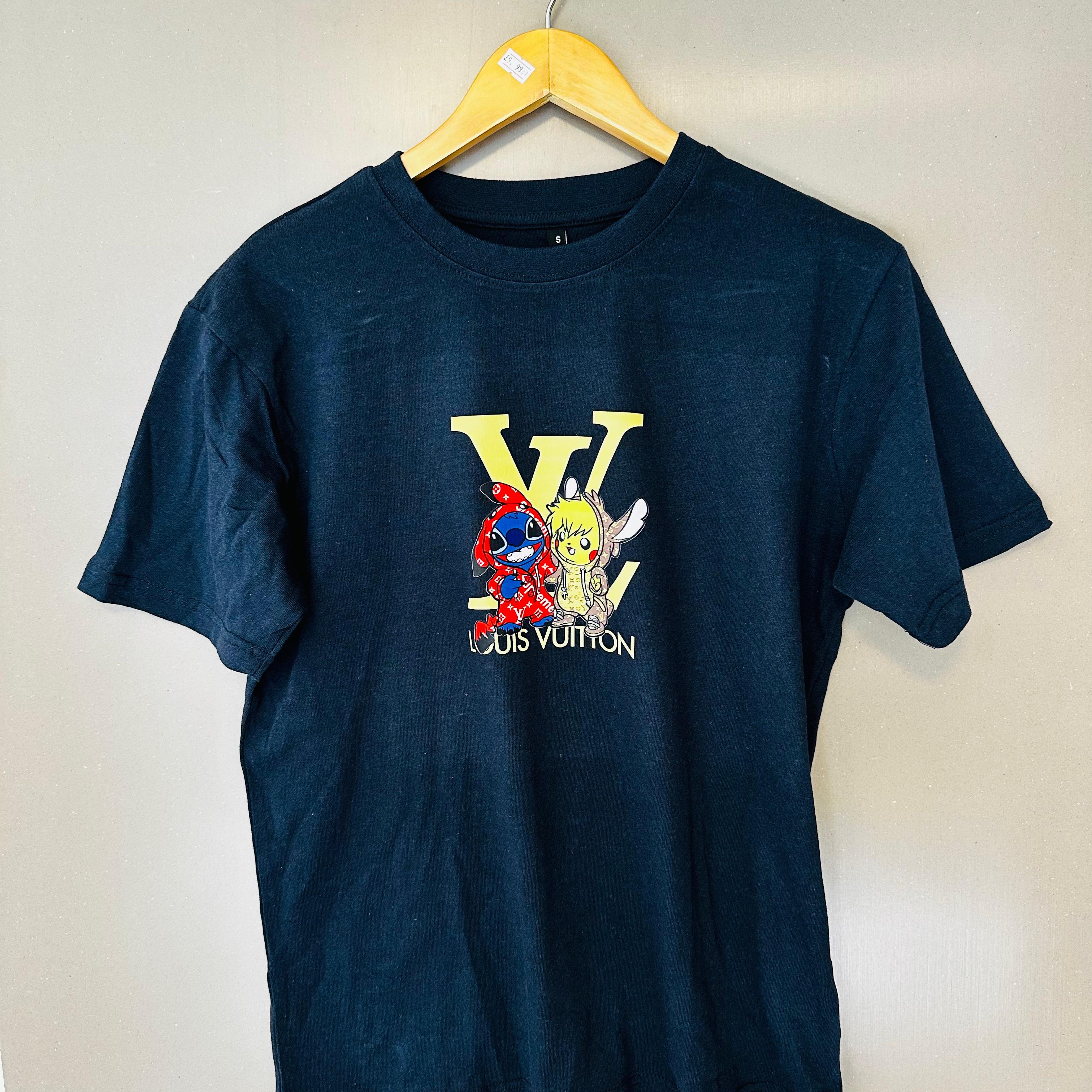 Stitch x Pikachu Designer Graphic T-Shirt