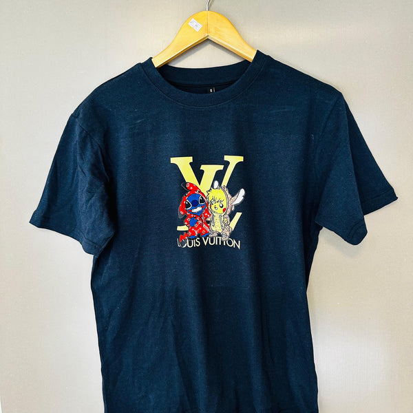 Stitch x Pikachu Designer Graphic T-Shirt