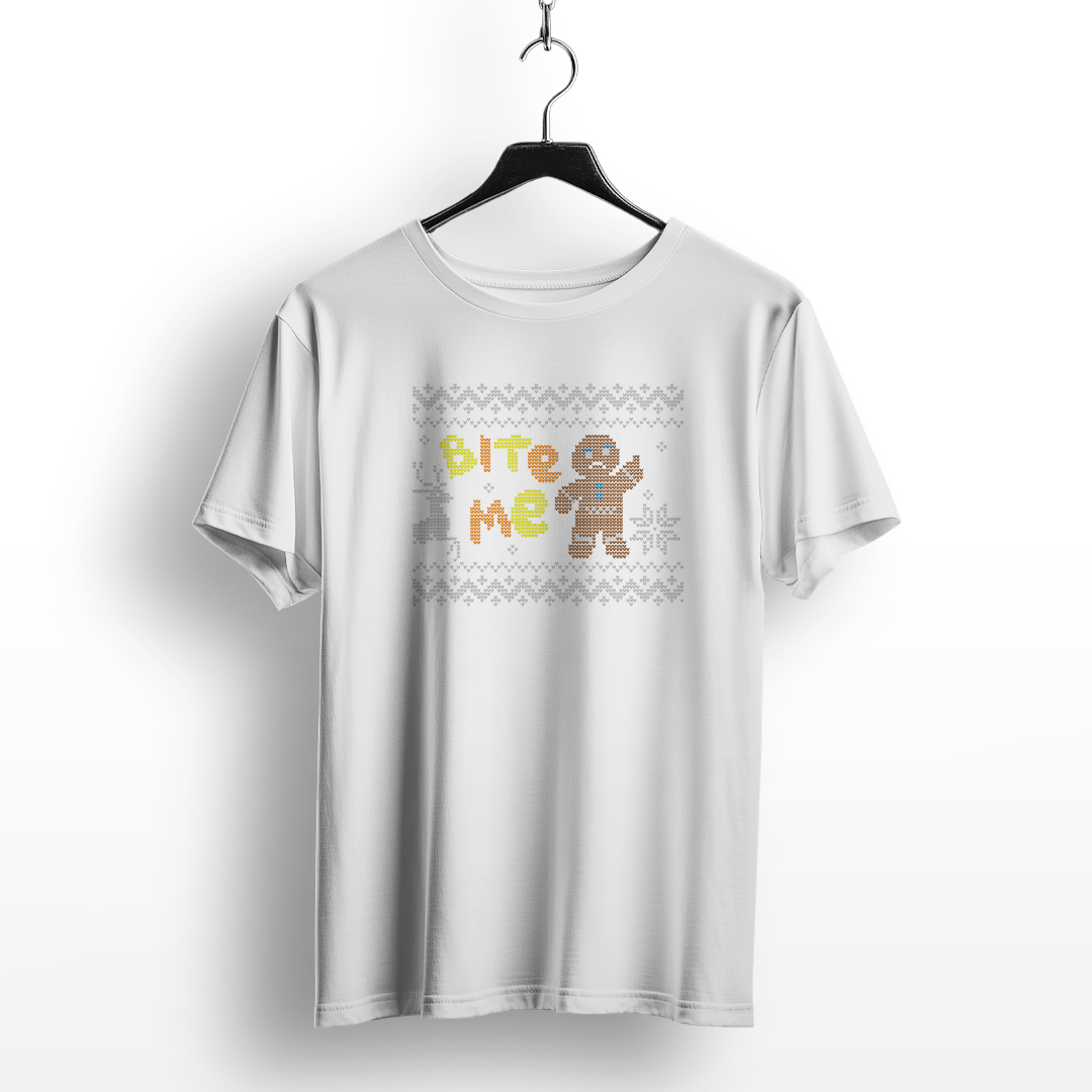 Bite Me Ugly Christmas Sweater T-Shirt