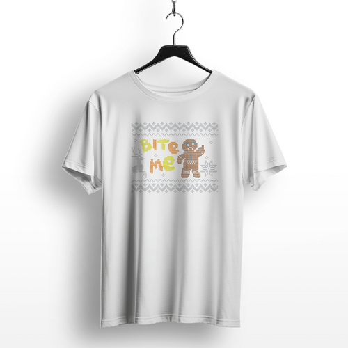 Bite Me Ugly Christmas Sweater T-Shirt