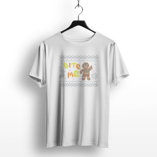 Bite Me Ugly Christmas Sweater T-Shirt