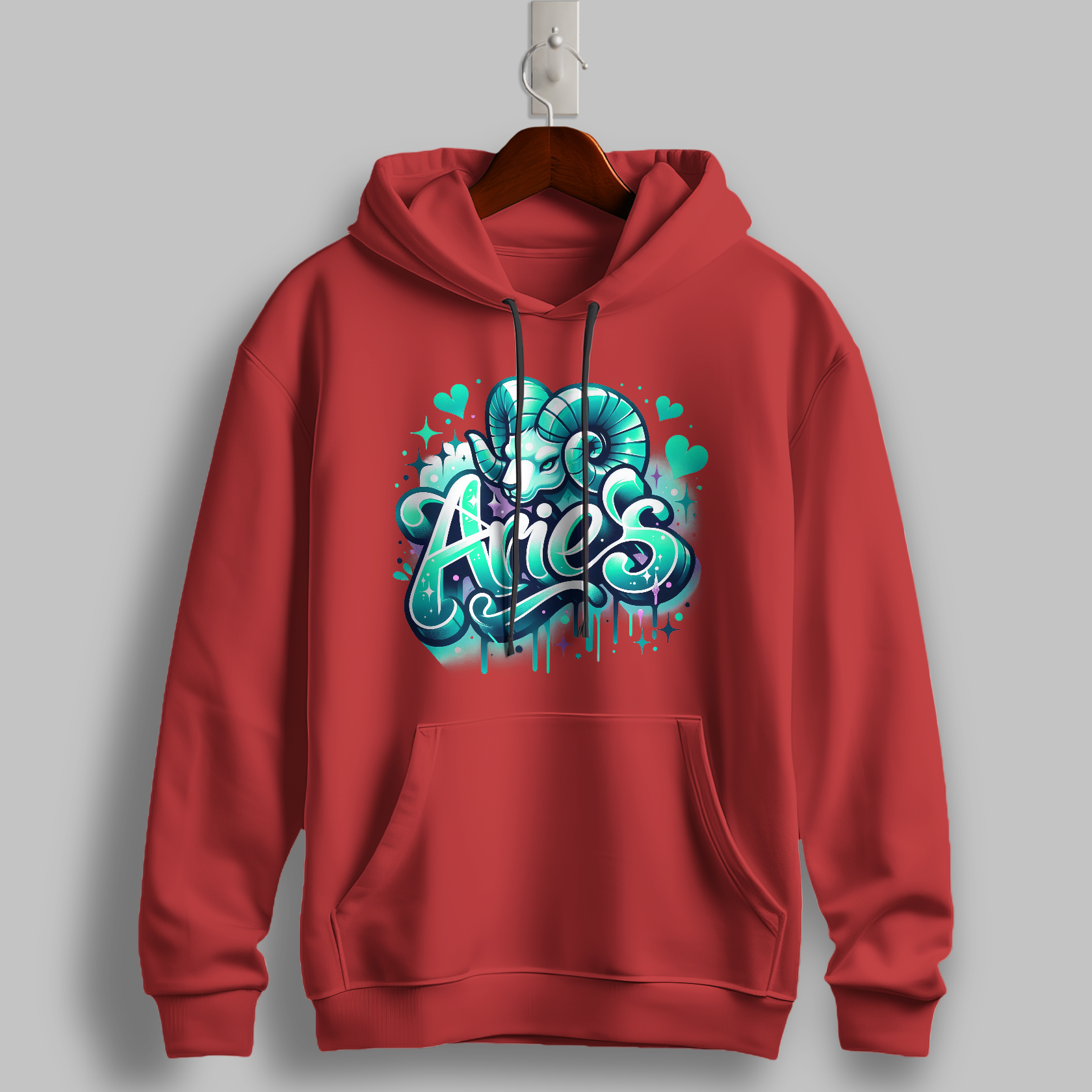 Aries Zodiac Sign Hoodie