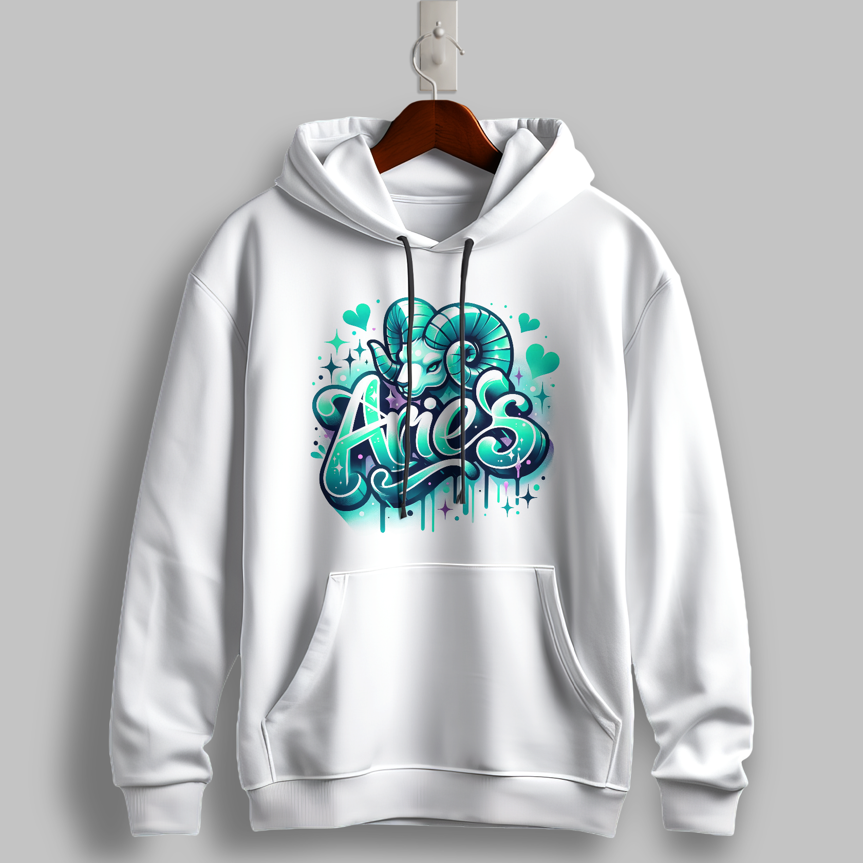 Aries Zodiac Sign Hoodie
