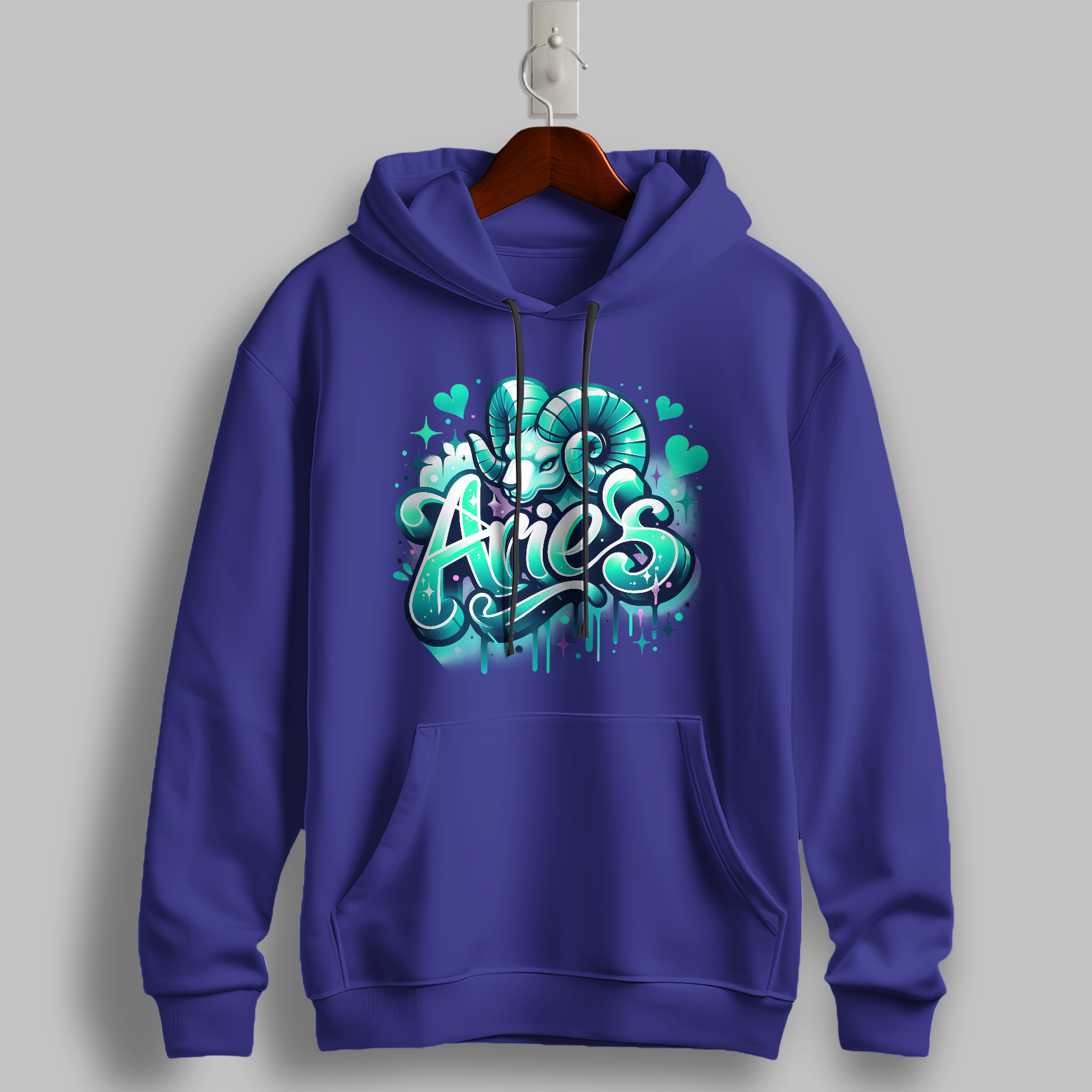 Aries Zodiac Sign Hoodie