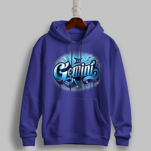 Gemini Duality Graphic Hoodie