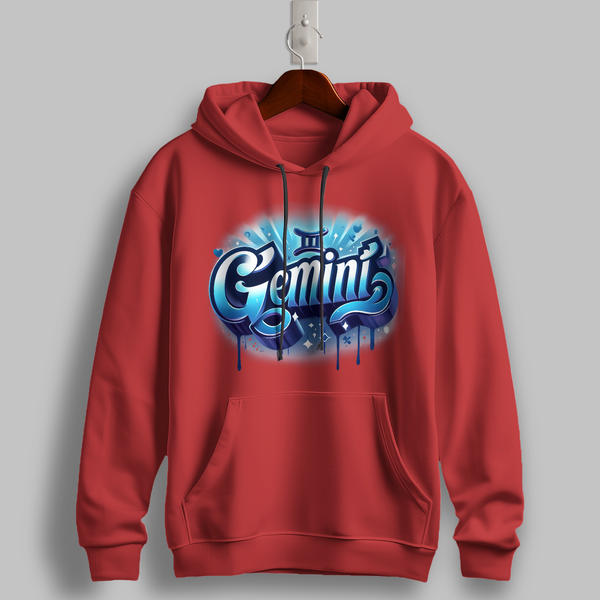 Gemini Duality Graphic Hoodie