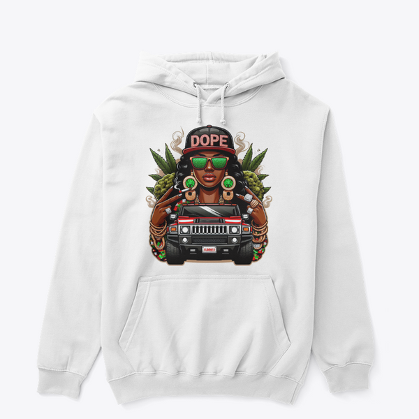 DOPE Street Queen Graphic Hoodie – Premium Unisex Hoodie
