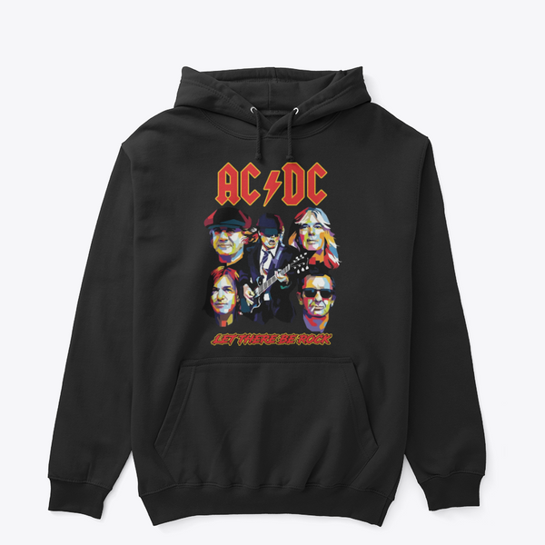 AC/DC Let There Be Rock Hoodie – Premium Unisex Rock Band Merch