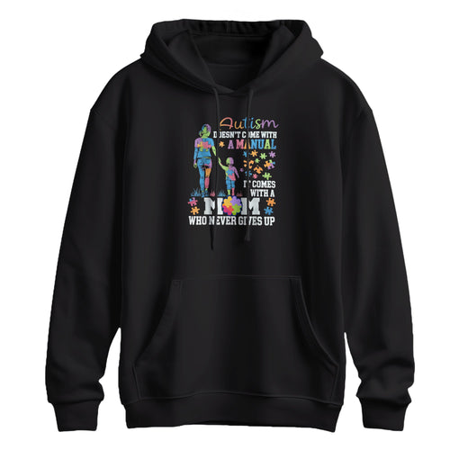 Autism Mom Hero Support Graphic Hoodie