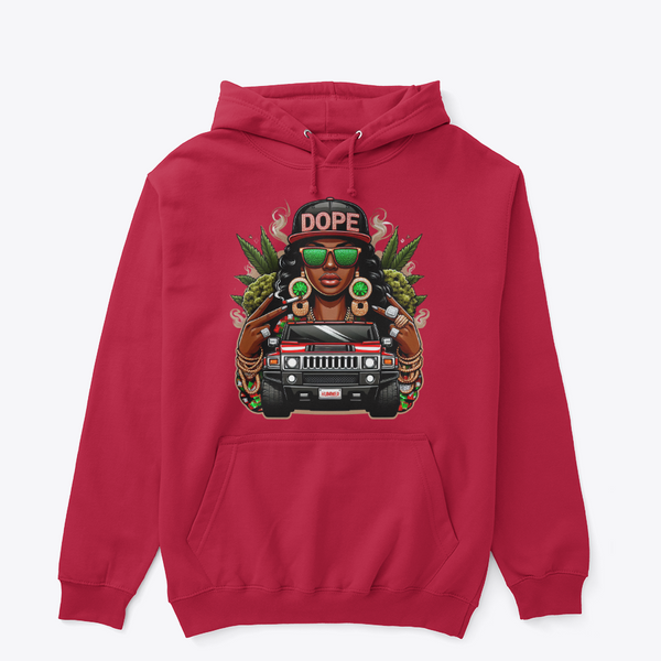 DOPE Street Queen Graphic Hoodie – Premium Unisex Hoodie